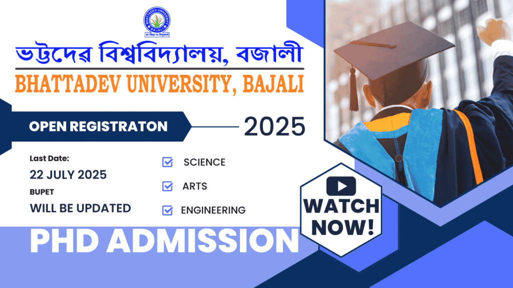 Pursue Your Ph.D. at Bhattadev University: Admissions Open for 2025-26!