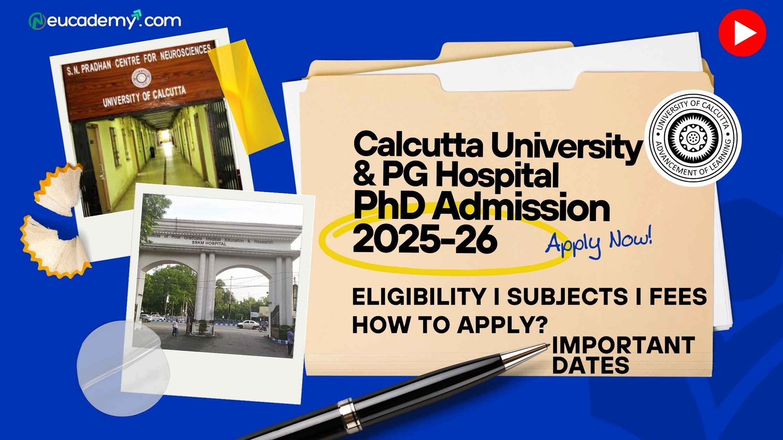 PhD-Admission-2025-26-for-Neuro-Science-at-Calcutta-University-CU