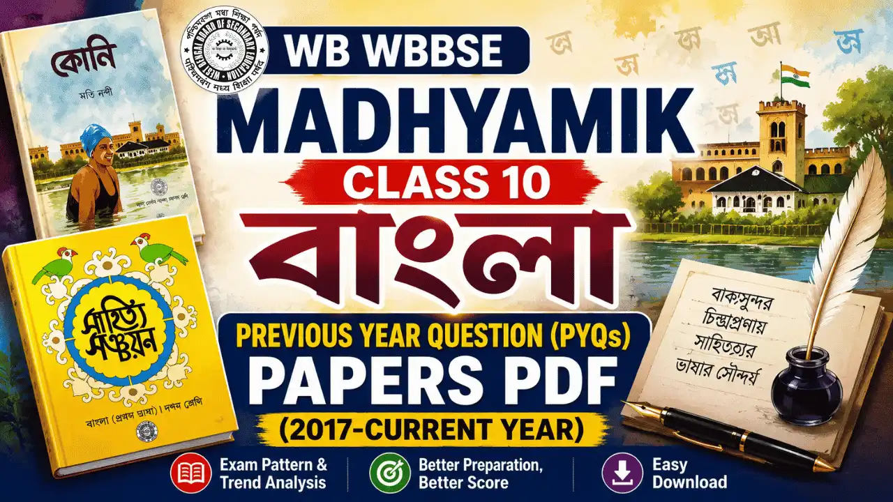 WB WBBSE Madhyamik Class 10 Bangla Previous Year Question (PYQs) Papers PDF