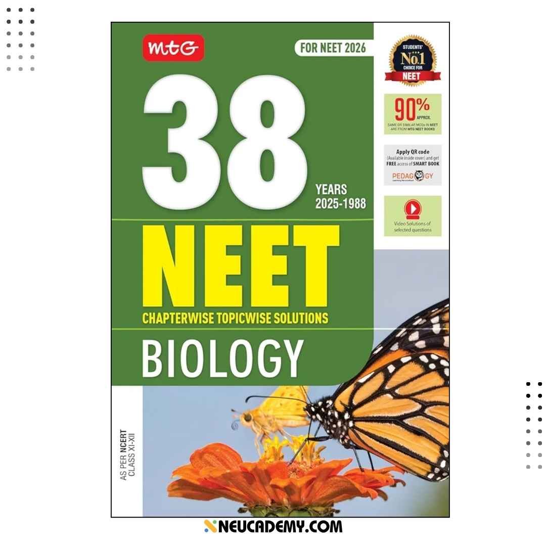 MTG NEET Biology PYP with Chapterwise Topicwise Solutions for 2026