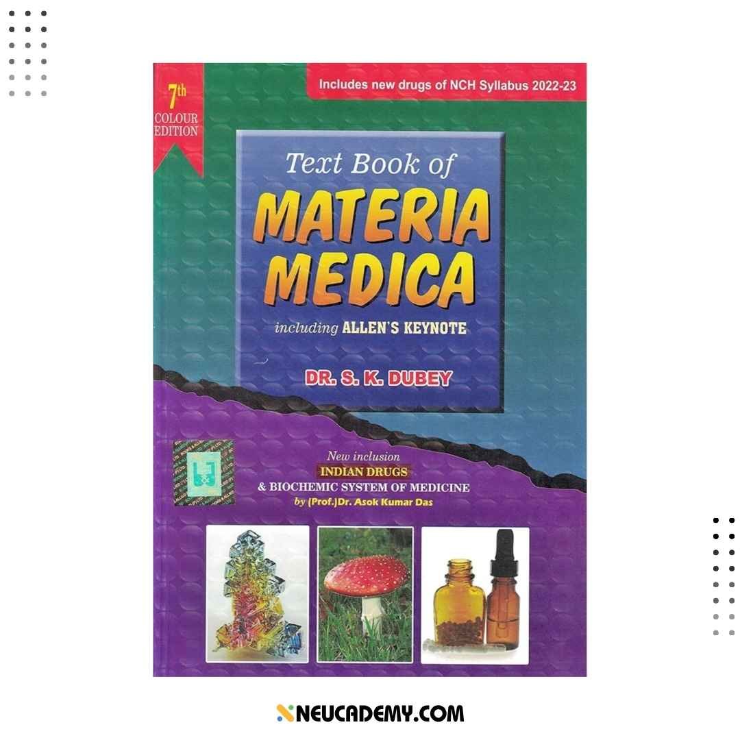 Textbook of Materia Medica Including Allen’s Keynotes 7th Colour Edition – Dr. S. K. Dubey