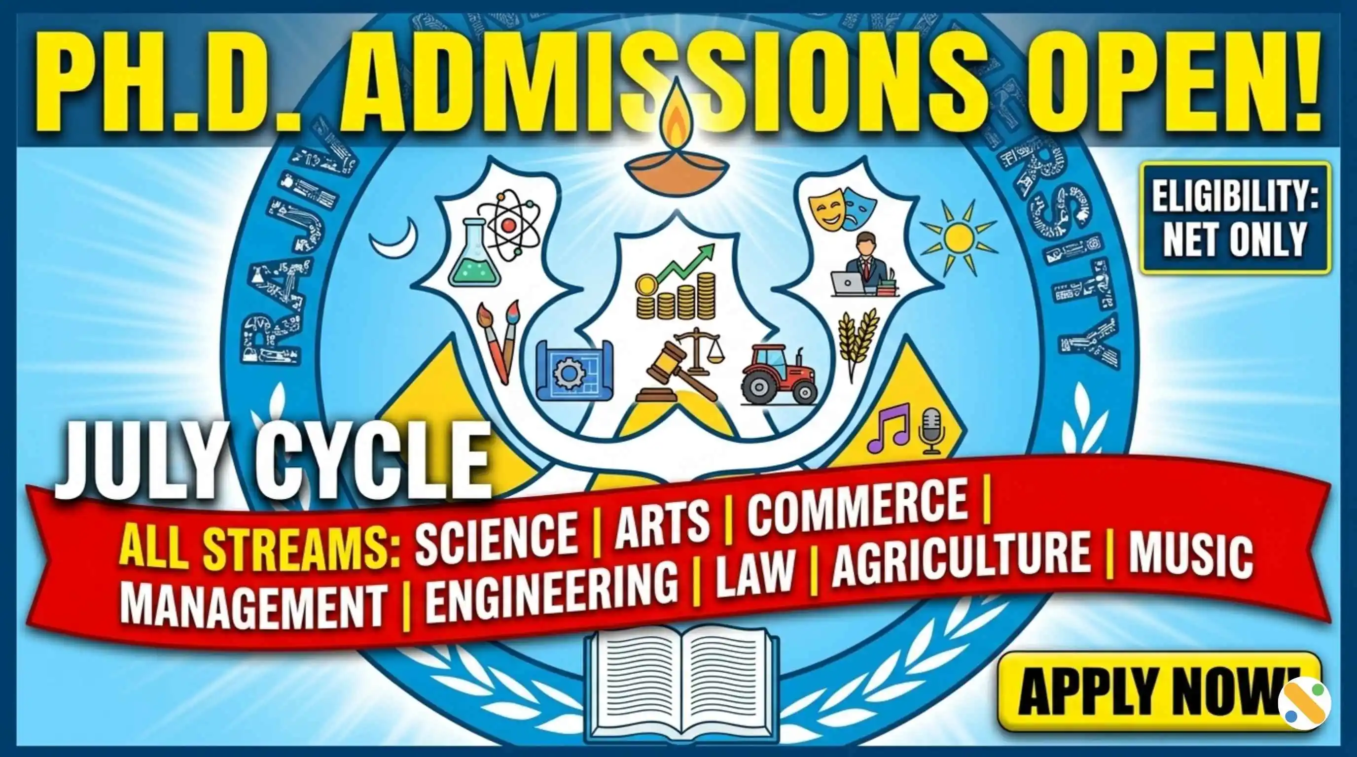 Rajiv Gandhi University (RGU) PhD Admission 2026 (July)