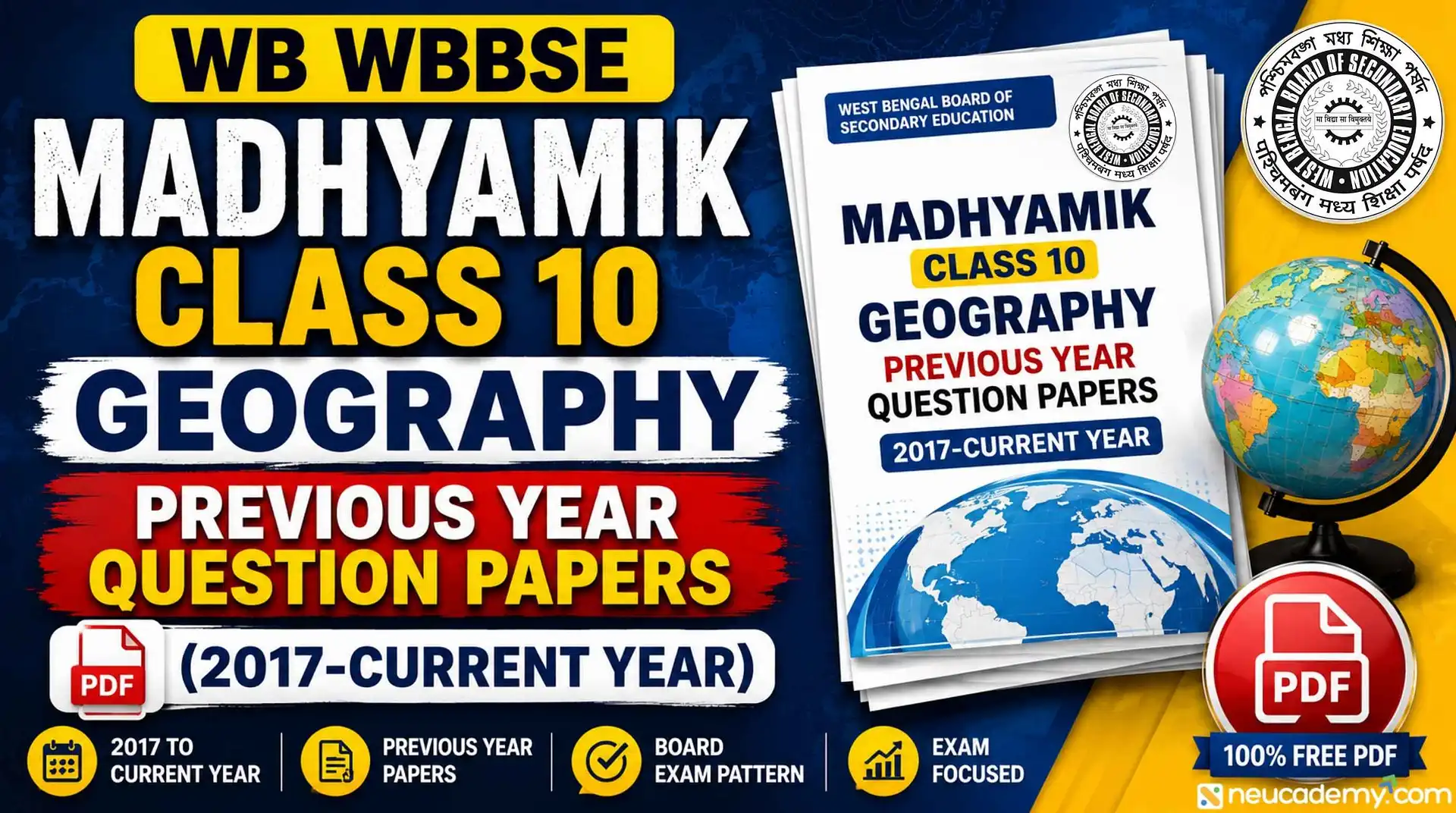 WB WBBSE Madhyamik Class 10 Geography Previous Year Question (PYQs) Papers PDF