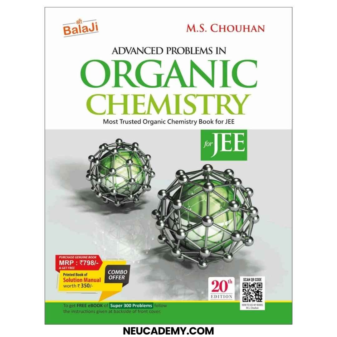 Balaji Advanced Problems in Organic Chemistry for JEE by MS Chouhan Latest 20th Edition