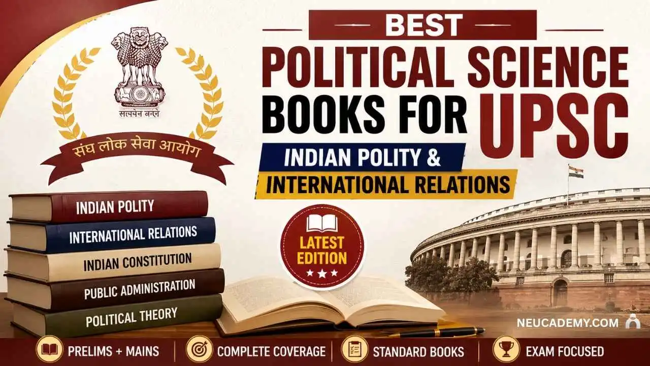 Best Political Science Books for UPSC - Indian Polity and International Relations