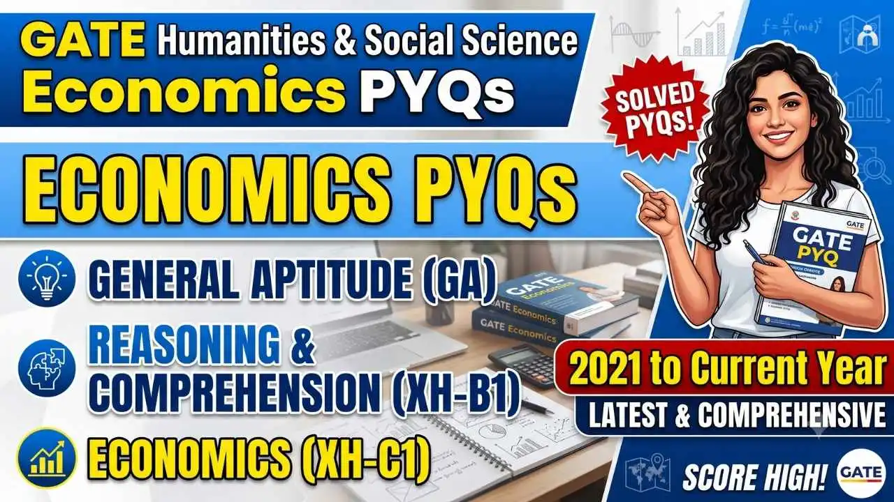 GATE Economics (XH - C1) Previous Year Question Papers