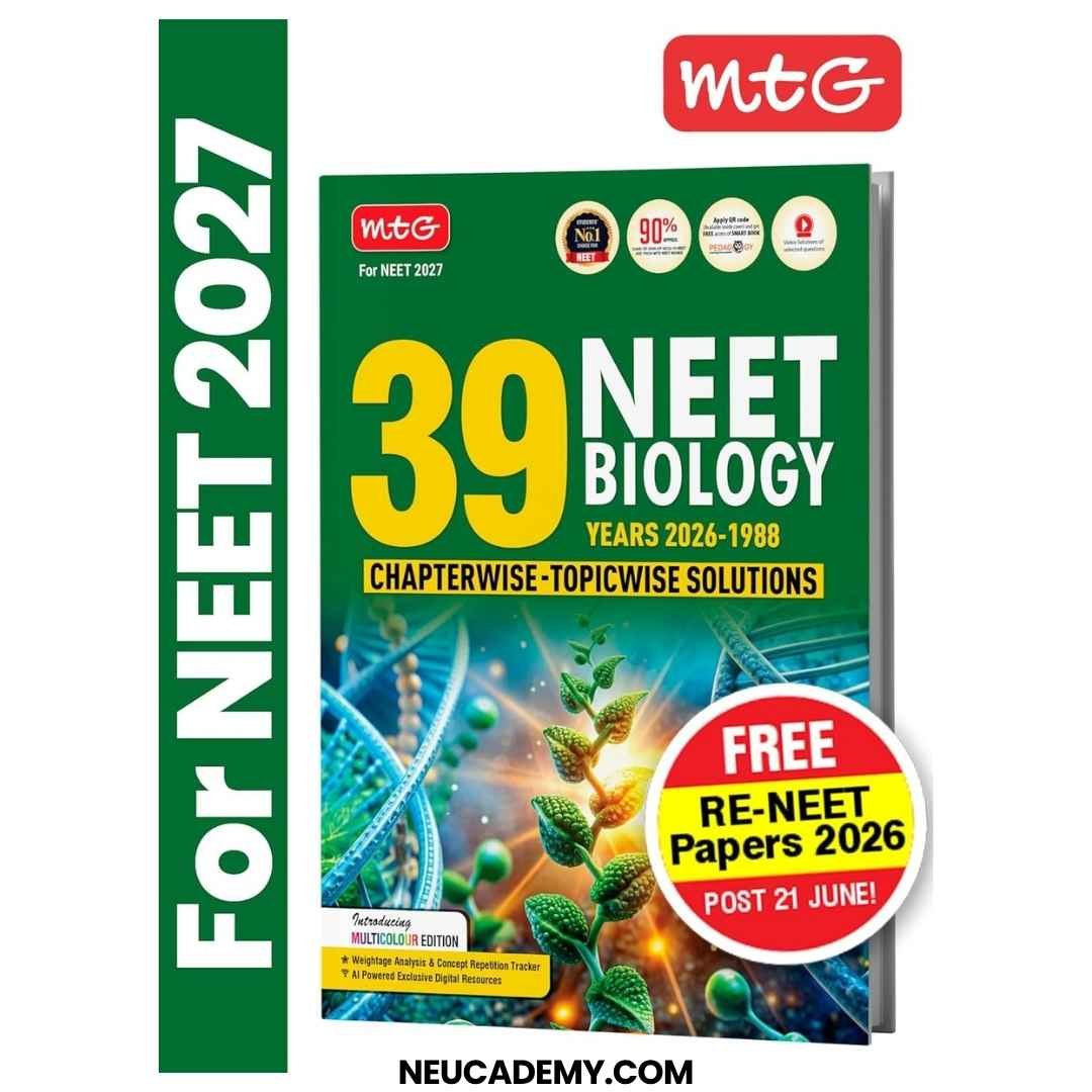MTG NEET Biology PYQ with Chapterwise Topicwise Solutions for 2027