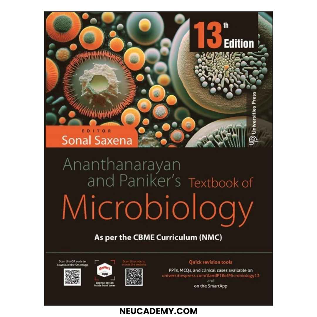 Ananthanarayan and Paniker's Textbook of Microbiology Latest 13th Edition