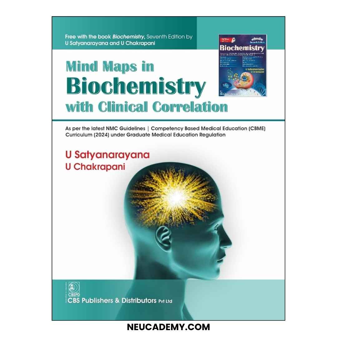 Biochemistry by U Satyanarayana U Chakrapani Latest 7th Silver Jubilee Edition Minds Map