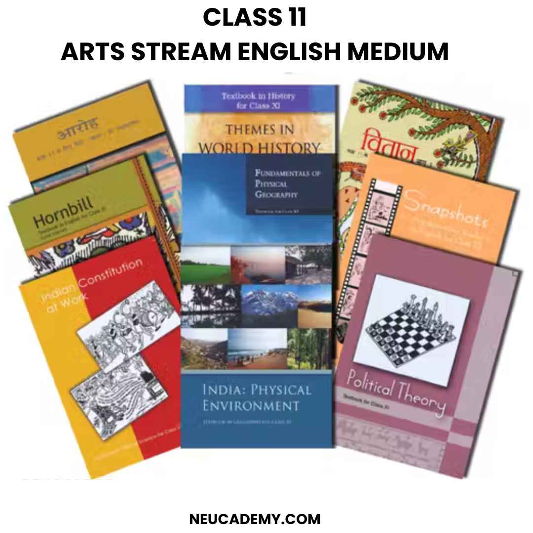 NCERT Class 11 Arts Stream English Medium Book Set (9 Books Combo)