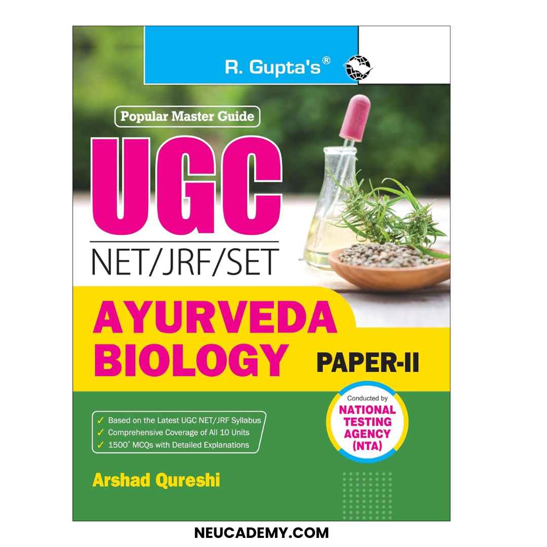 R. Gupta's Popular Master Guide UGC NETJRFSET Ayurveda Biology (Paper II) by Arshad Qureshi