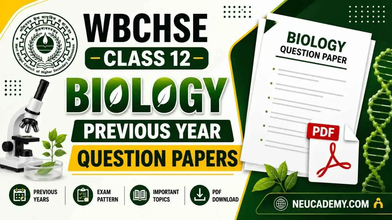 WBCHSE HS Class 12 Biology Previous Year Question Papers