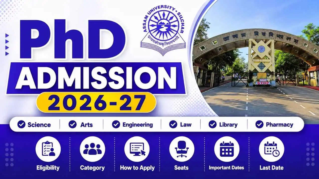 Assam University (AU) PhD Admission 2026-27