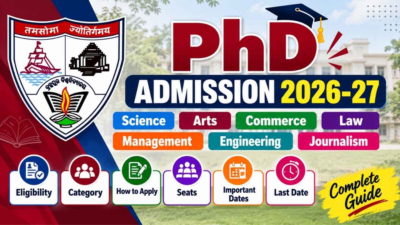 Berhampur University BU PhD Admission 2026-2027