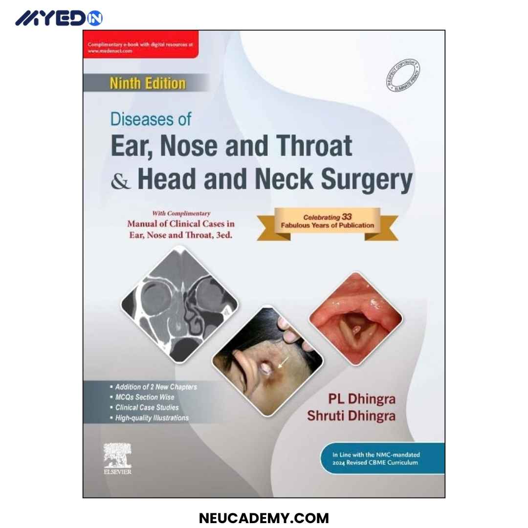 Diseases of Ear, Nose & Throat and Head & Neck Surgery Latest 9th Edition