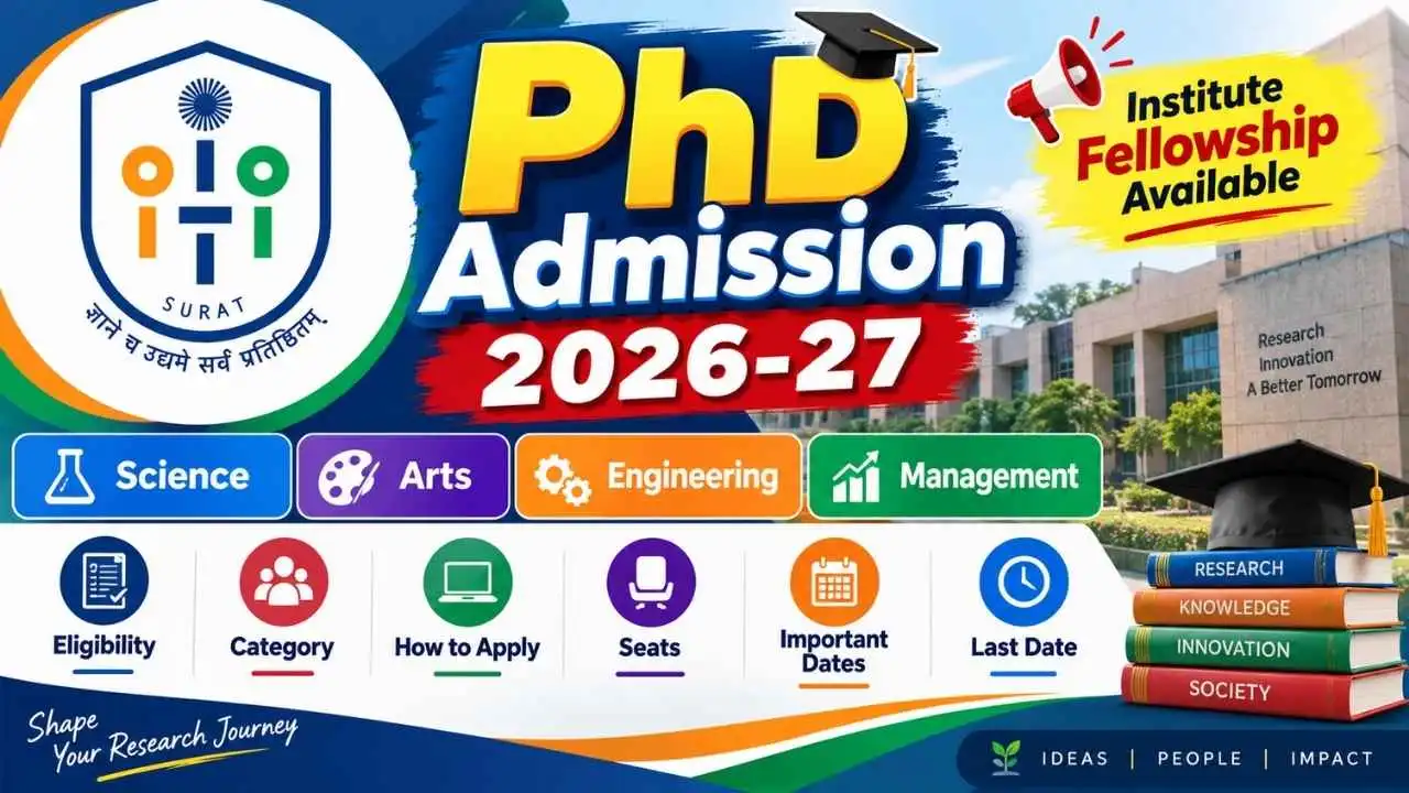 IIIT Surat PhD Admission 2026-27