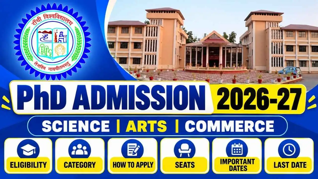 Ranchi University RU PhD Admission 2026-27
