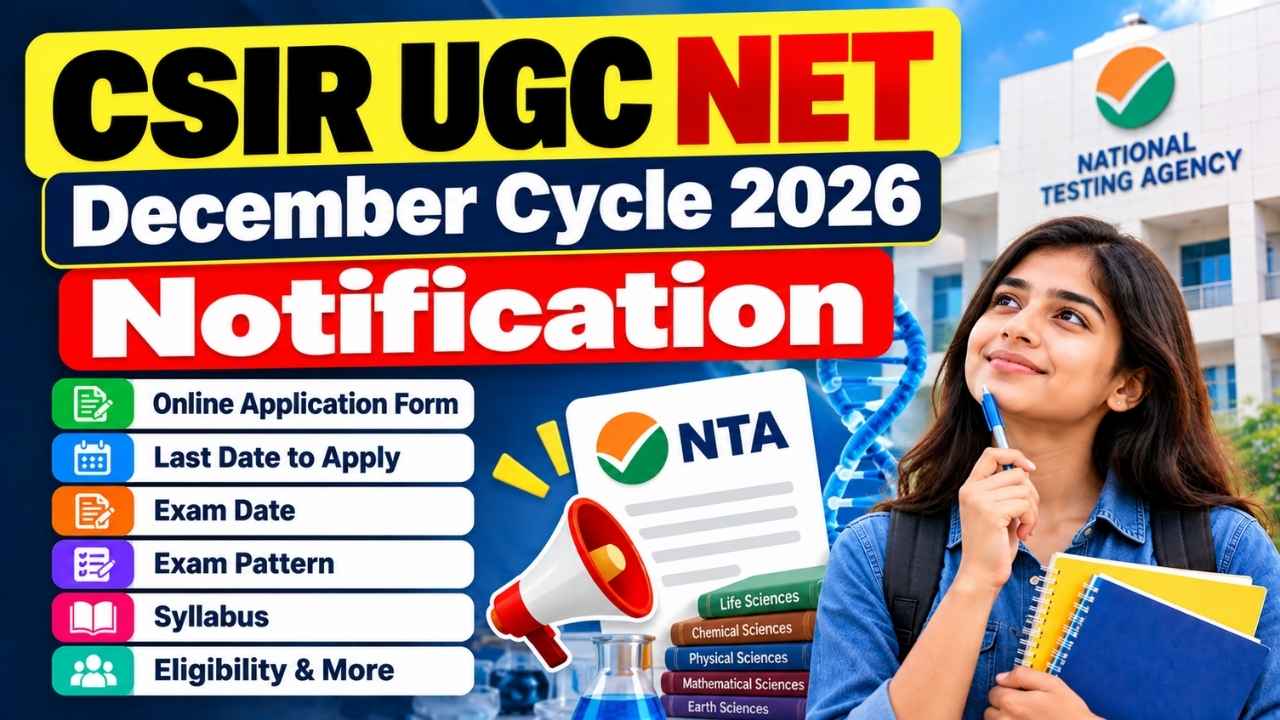CSIR UGC NET December 2026