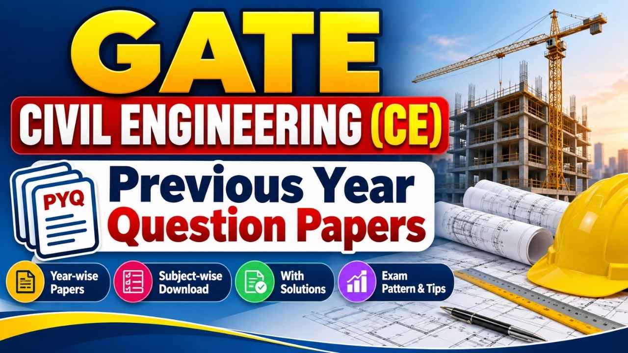 GATE Civil Engineering (CE) Previous Year Question Papers