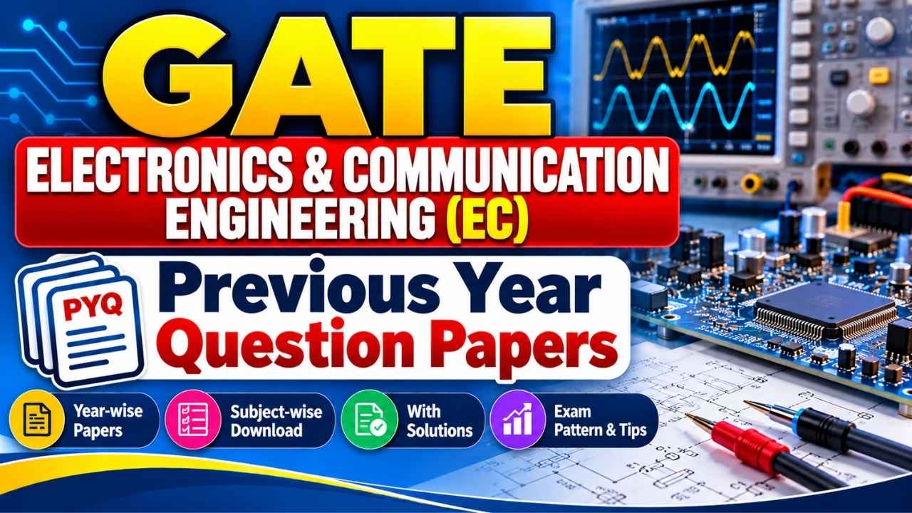GATE Electronics & Communication Engineering (EC) Previous Year Question Papers