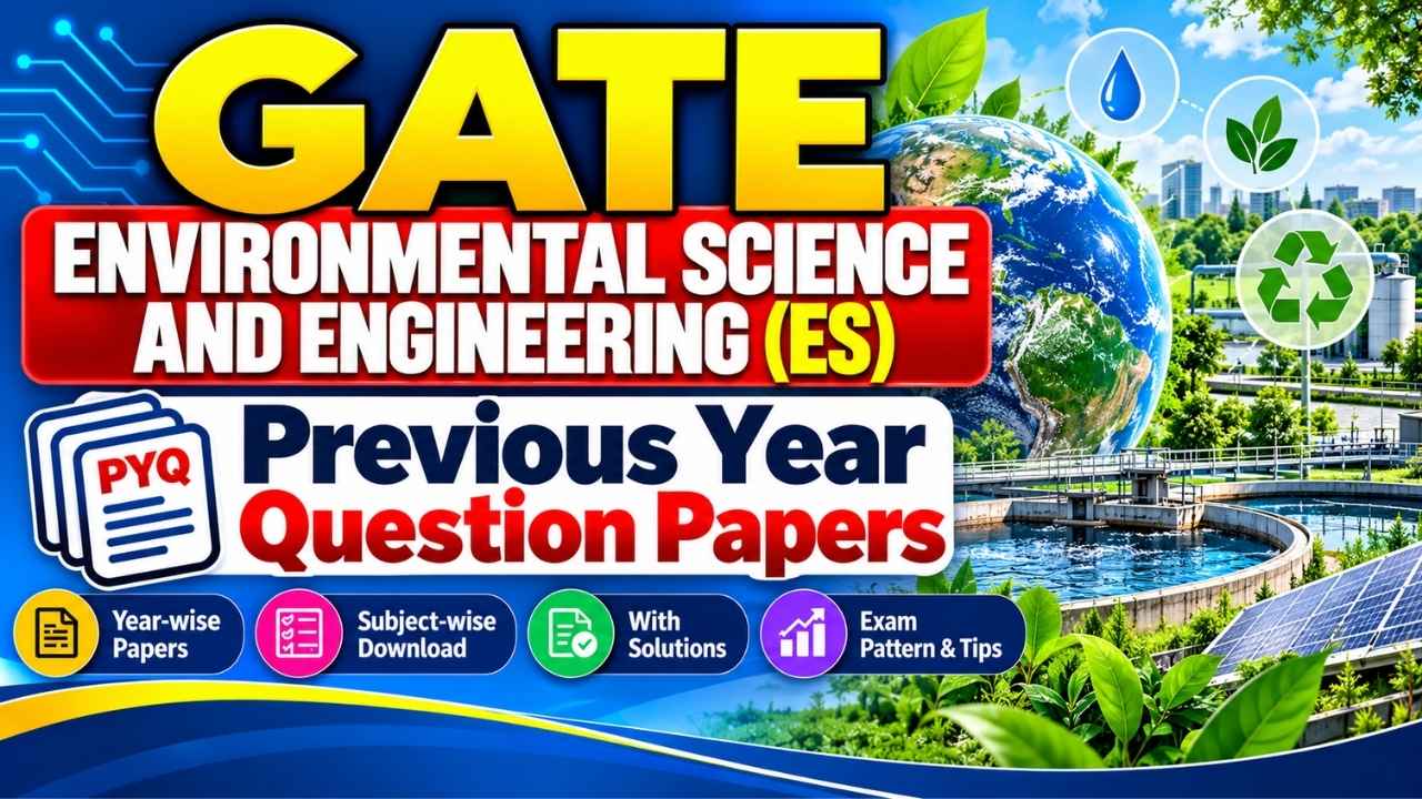GATE Environmental Science and Engineering (ES) Previous Year Question Papers