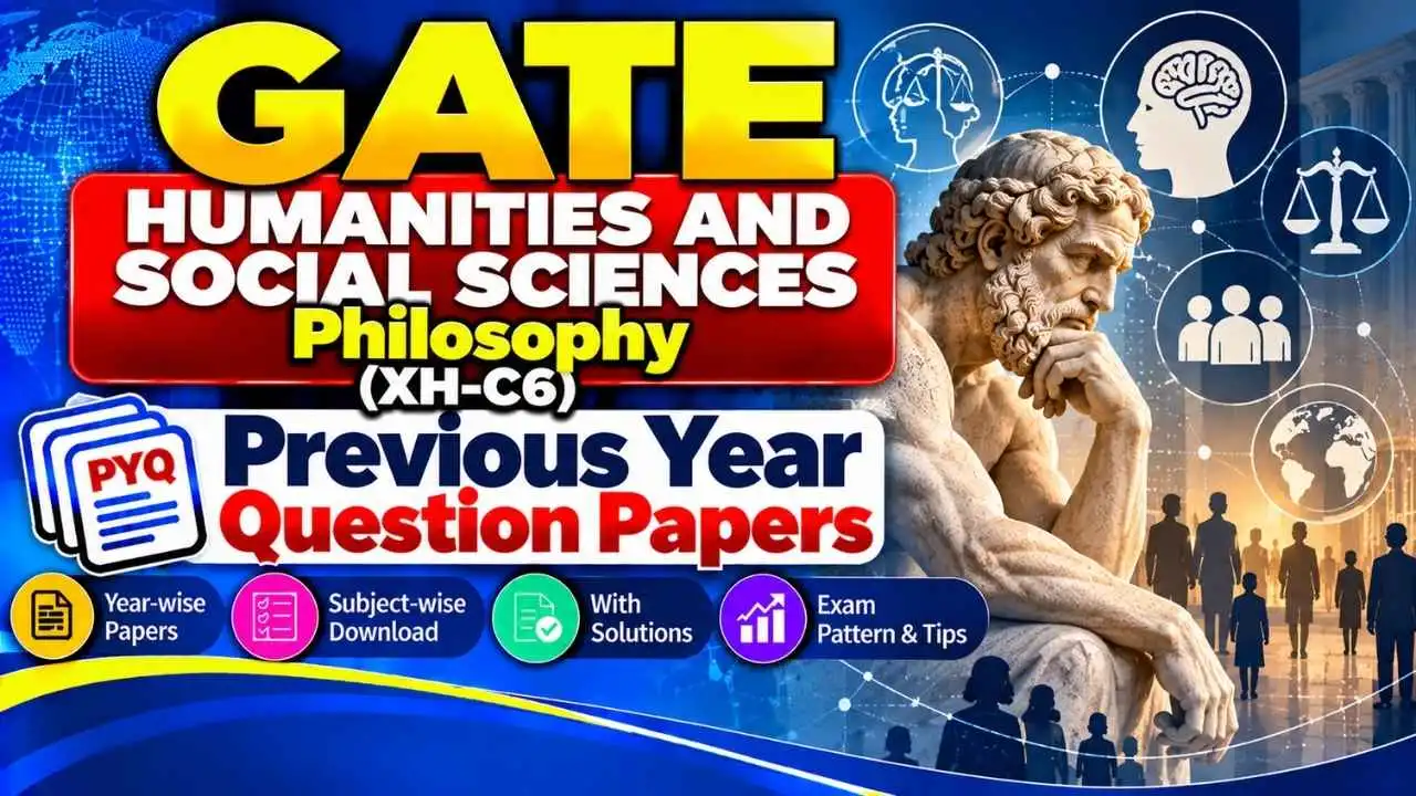 GATE Philosophy (XH-C4) Previous Year Question Papers
