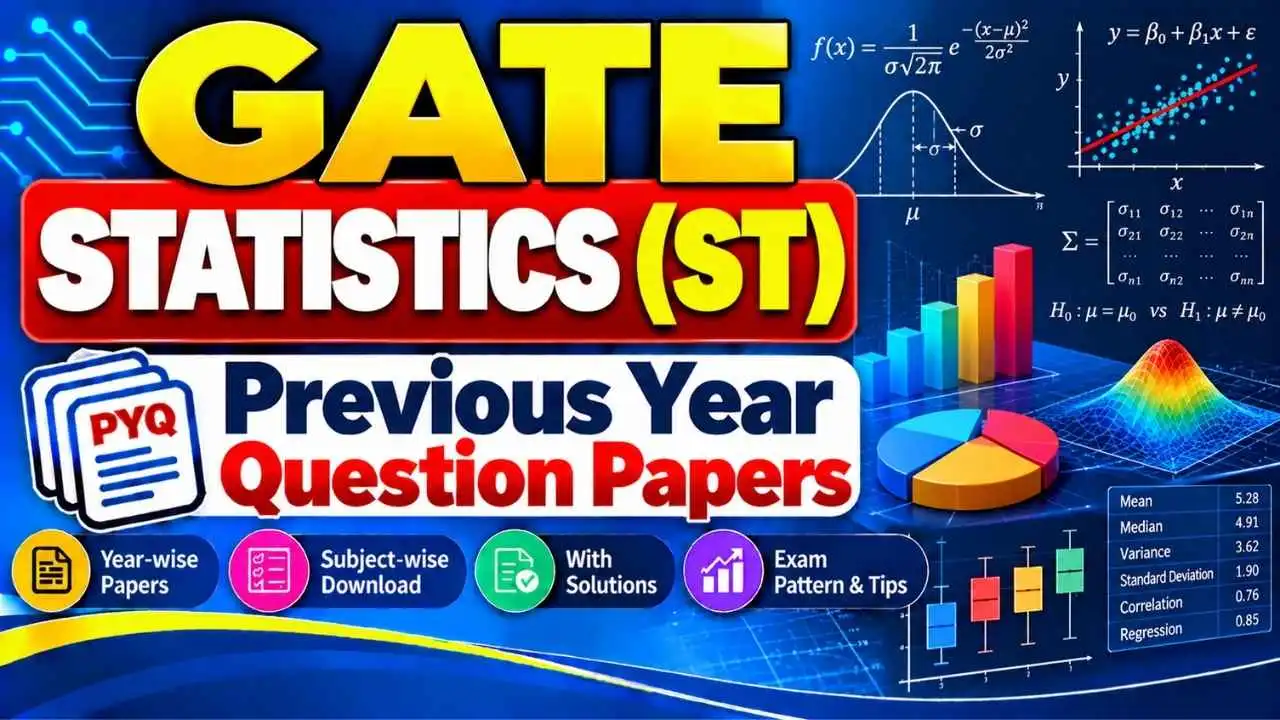 GATE Statistics (ST) Previous Year Question Papers