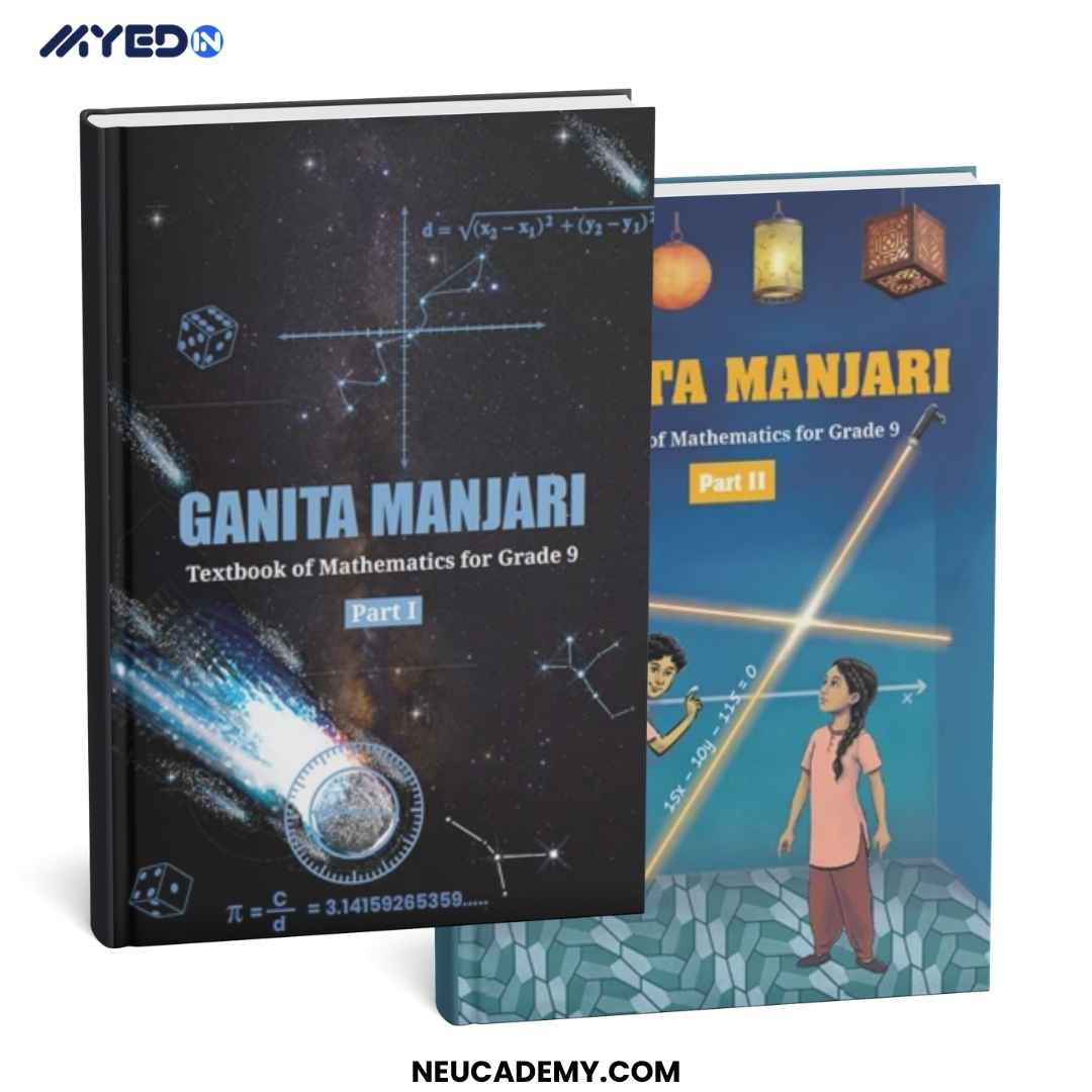 NCERT Ganit Manjari Textbook of Mathematics for Grade 9 Part 1 & 2