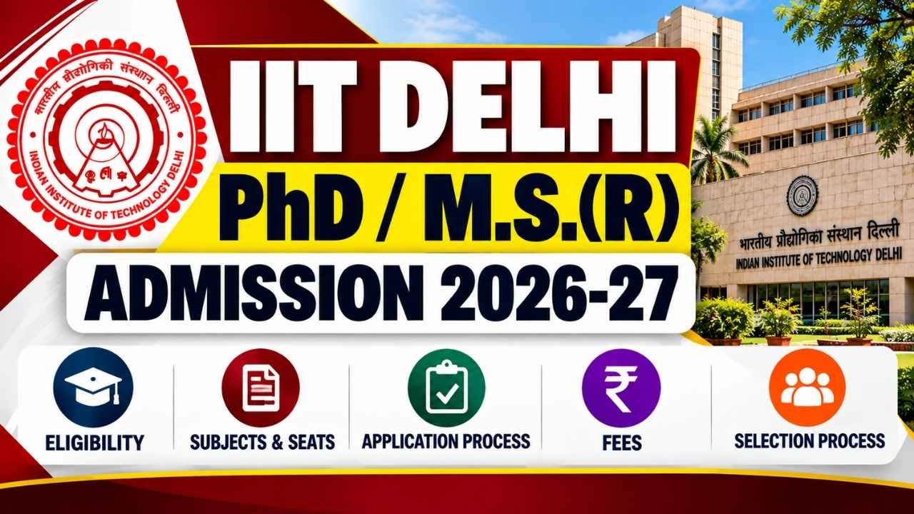 Tripura University PhD Admission 2026-27