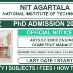 NIT Agartala PhD Admission 2025-26