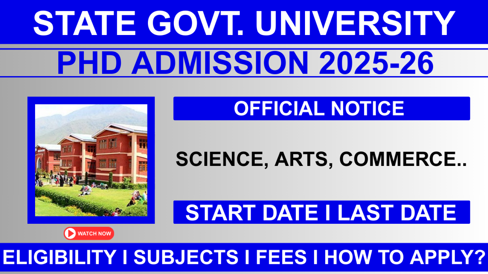 Ongoing PhD Admission 2025 - Islamic University & Technology